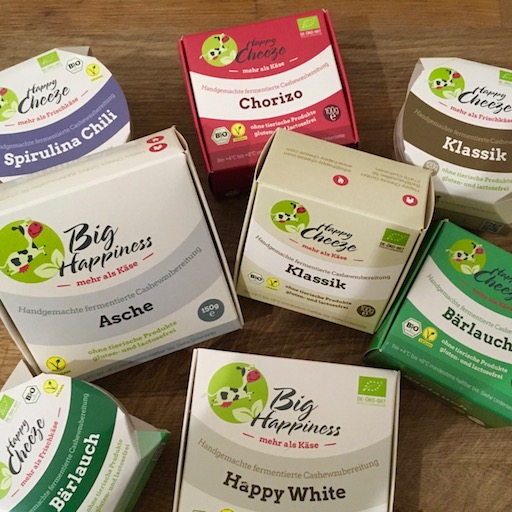 Sortiment von Happy Cheeze